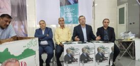 جلسه پرسش و پاسخ با اصحاب رسانه ستاد پزشکیان در بوشهر