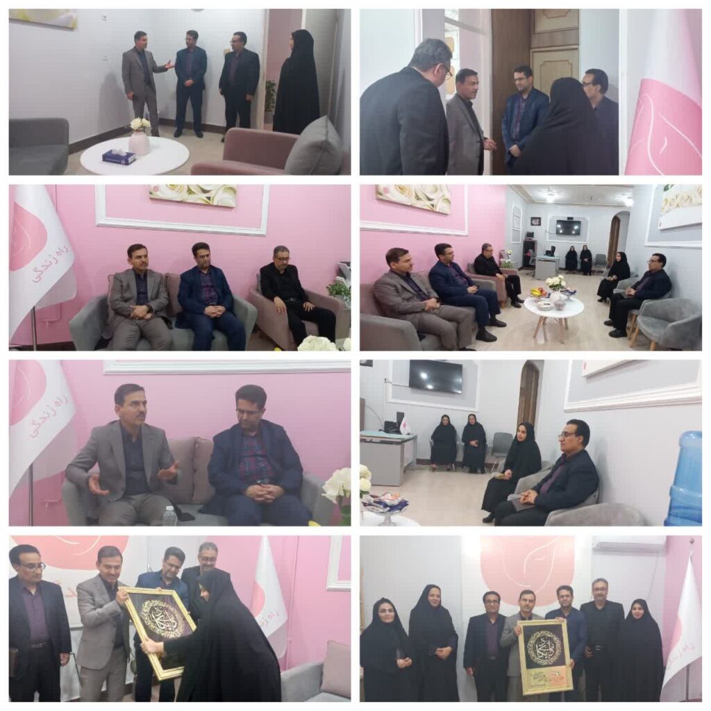 بازدید معاون اجتماعی و پیشگیری از وقوع جرم دادگستری استان بوشهر از خدمات مشاوره ای کمیته امداد